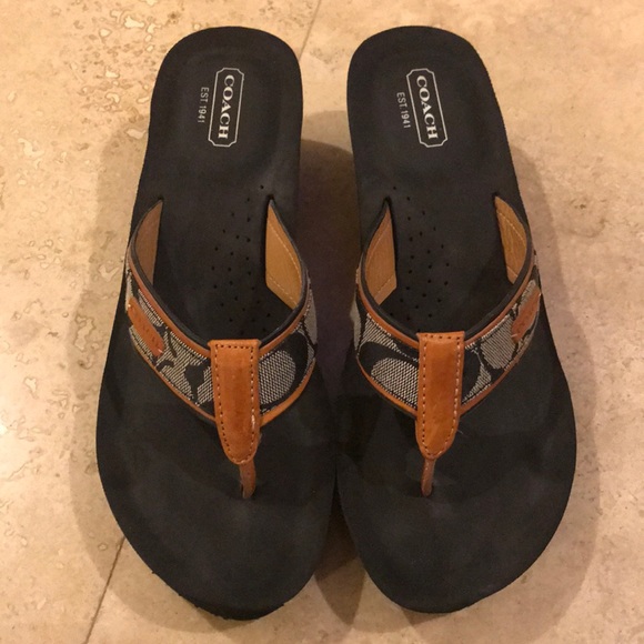 Coach Platform Wedge Sandals - Picture 2 of 7